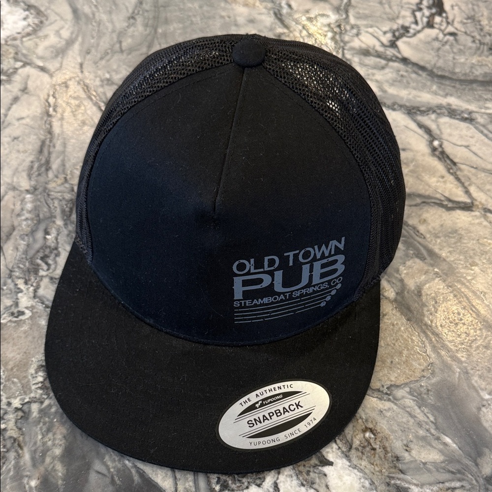 Old Town Pub Black Snapback Hat (NWO Tags)
